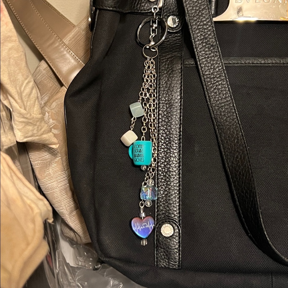 Medical Professional Key Chain / Bag Charm - Choose your colors!